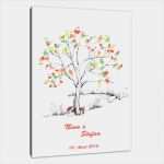 Wedding Tree Vorlage Elegant ♥wedding Tree Leinwand♥