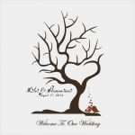 Wedding Tree Vorlage Erstaunlich Aliexpress Buy 40x60cm Customize Wedding Fingerprint