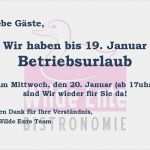 Wegen Inventur Geschlossen Vorlage Erstaunlich Wilde Ente Bistronomie Betriebsurlaub
