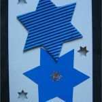 Weihnachten Basteln Mit Kindern Vorlagen Einzigartig Weihnachtskarte Mit Sternen