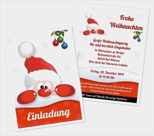 Weihnachten Einladungen Vorlagen Wunderbar Lustige Und Witzige Geburtstagseinladungen