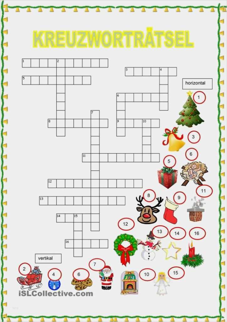 Weihnachten Flyer Vorlagen Wunderbar Kreuzworträtsel Weihnachten