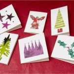 Weihnachtskarten Basteln Mit Kindern Vorlagen Süß Weihnachtskarten Basteln Diy Projekte
