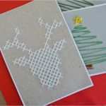 Weihnachtskarten Sticken Vorlagen Genial Keine Lust Auf Gekaufte Karten so Besticken Sie