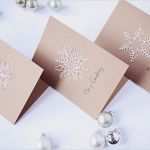 Weihnachtskarten Sticken Vorlagen Hübsch Diy Snowflake Christmas Cards Rotkehlchen