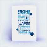 Weihnachtskarten Vorlagen Word Süß Weihnachtskarten 1299 Blau Mit Word Cloud