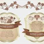 Weinetiketten Hochzeit Vorlagen Angenehm Weinetikett Vektorgrafik