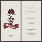 Weinkarte Vorlage Word Fabelhaft 26 Wine Menu Templates – Free Sample Example format