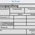Weiterbelastung Rechnung Vorlage Schön Buchungsstempel Stempel Schnell Automotive E K