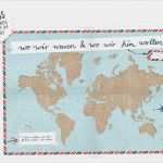 Weltkarte Geldgeschenk Vorlage Best Of Weltkarte Für Alle Eure Reisen Zum Selbst Ausfüllen A2