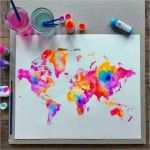 Weltkarte Geldgeschenk Vorlage Schön Weltkarte Zum Basteln