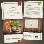 Werbeflyer Vorlage Schönste Wickelfalz Restaurant Flyer Menü