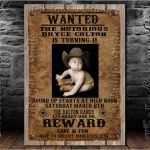 Western Steckbrief Vorlage Kostenlos Best Of Cowboy Wanted Poster Foto Einladung Zur Geburtstagsfeier