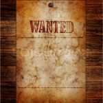 Western Steckbrief Vorlage Kostenlos Neu Vintage Wanted Poster An Einer Holzwand