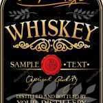 Whisky Etiketten Vorlage Genial Whisky Etikett — Stockvektor © Tribaliumivanka