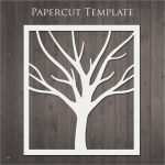 White Paper Vorlage Erstaunlich Tree Papercut Template Diy Paper Cut From