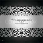 White Paper Vorlage Erstaunlich Vintage Schwarze Hintergrund Antike Viktorianisch