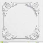 White Paper Vorlage Fabelhaft White Frame Stock Vector Illustration Of Foliage