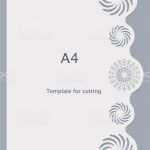 White Paper Vorlage Gut A4 Paper Lace Greeting Card White Pattern Cutout Template