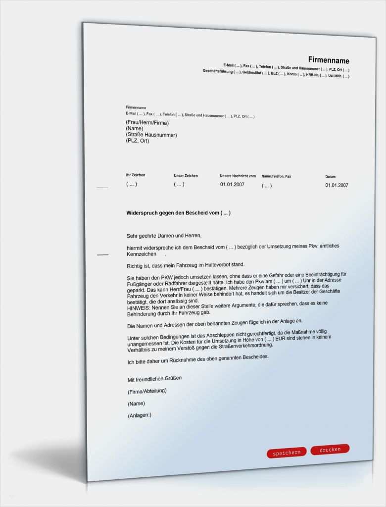 Widerspruch Kontoführungsgebühren Vorlage Erstaunlich Widerspruch Abschleppen Pkw