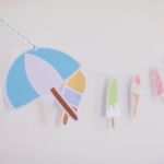 Wimpelkette Basteln Vorlage Bewundernswert Eis Wimpelkette Kostenloses Printable Diy