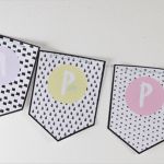 Wimpelkette Buchstaben Vorlage Inspiration Übernachtungsparty Omg Alles Zum Ausdrucken