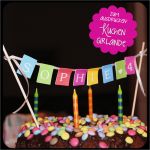 Wimpelkette Kuchen Vorlage Zum Ausdrucken Einzigartig Kuchen Girlande Zum Ausdrucken Und Basteln Freebie Von