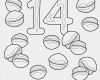 Window Color Vorlagen Kostenlos Wunderbar Zahl 14 Nuesse Malvorlage Zahlen Lernen