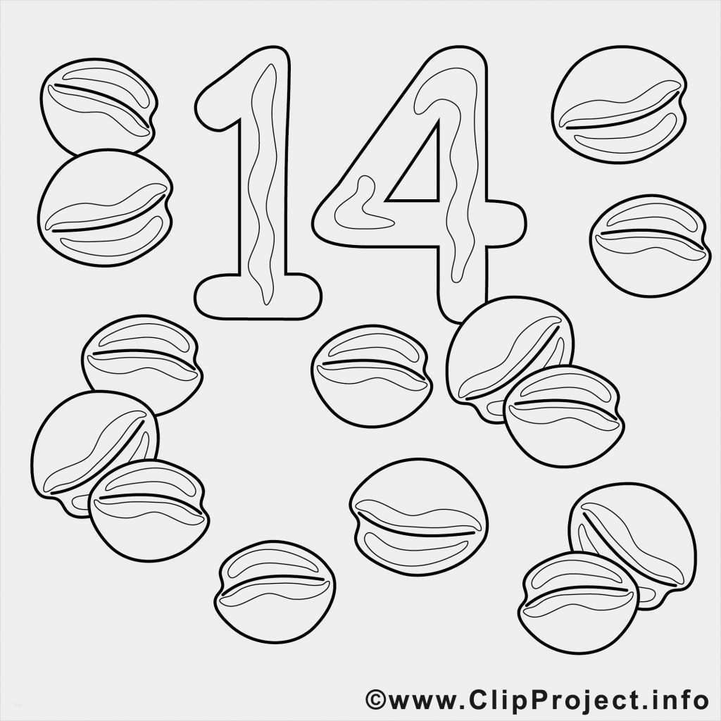 Window Color Vorlagen Kostenlos Wunderbar Zahl 14 Nuesse Malvorlage Zahlen Lernen
