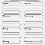 Wochenplan Grundschule Vorlage Best Of Wochenplan Zum Ausdrucken