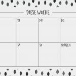 Wochenplan Kinderkrippe Vorlage Gut Wochenplan to Do Liste & Notizenliste Freebie