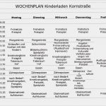 Wochenplan Vorlage Kindergarten Erstaunlich Kinderladen