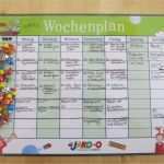 Wochenplan Vorlage Kindergarten Hübsch Wochenplan