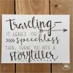 Wohnmobil Tagebuch Vorlage Schön Traveling Quote Hand Lettering Home Decor
