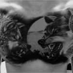 Wolf Tattoo Vorlage Erstaunlich Tattoo Wolf 60 Inspirierende Ideen Für Männer Und Frauen