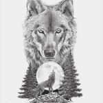 Wolf Tattoo Vorlage Großartig Wolf Tattoo Seine Bedeutung Und 15 tolle Design Ideen