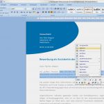 Word Design Vorlagen Einzigartig Bewerbung Als Muster