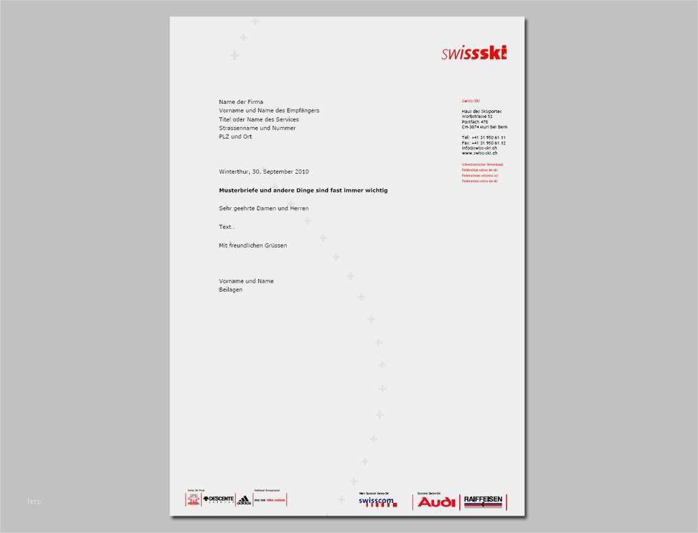 Word Design Vorlagen Wunderbar Swiss Ski Word Vorlagen Gemäss Corporate Design
