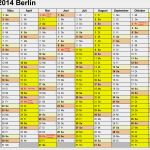 Word Kalender Vorlage Schönste Kalender 2014 Berlin Ferien Feiertage Excel Vorlagen