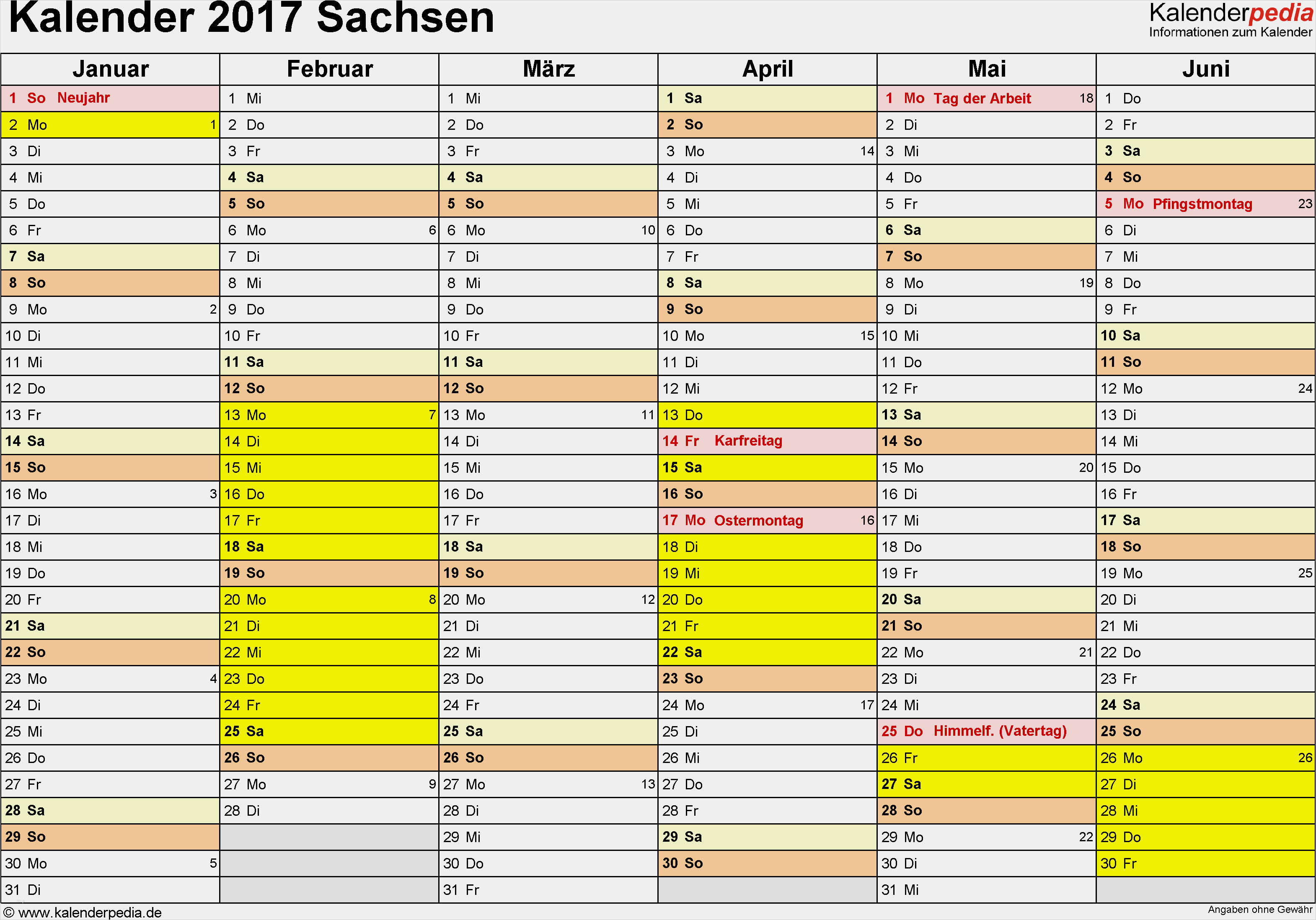 Word Kalender Vorlage Süß Kalender 2017 Sachsen Ferien Feiertage Word Vorlagen