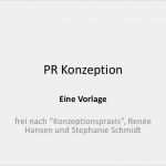 Word Konzept Vorlage Hübsch Pr Konzeption