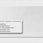 Word Vorlage Brief Mit Fenster Schönste 15 Briefumschlag Mit Fenster Vorlage