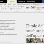 Word Vorlage Broschüre 2 Seitig Neu E Creare Brochure Con Word