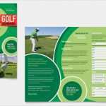 Word Vorlage Broschüre 2 Seitig Wunderbar Golf tournament Tri Fold Brochure Template Word & Publisher