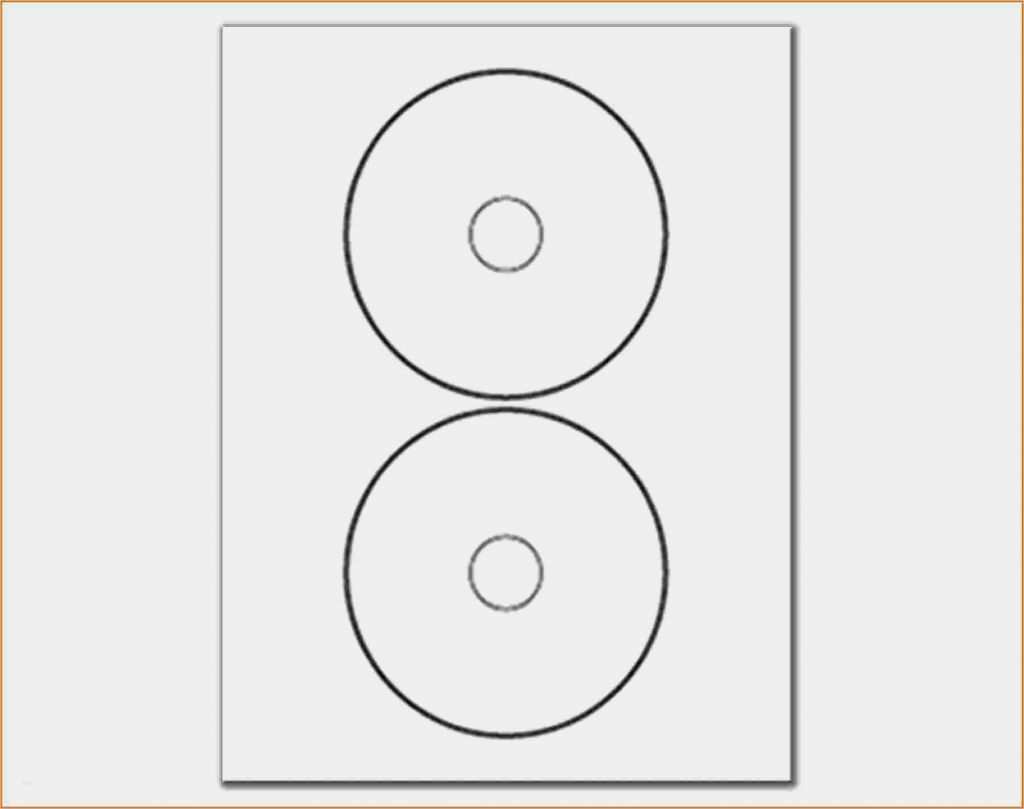 Word Vorlage Cd Cover Cool 4 Cd Labels Template