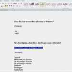 Word Vorlage Erstellen Mit Textfeldern Hübsch Einen Fragebogen Erstellen Mit Word Und Der