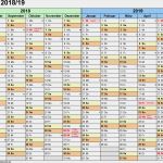 Word Vorlage Kalender 2018 Angenehm Halbjahreskalender 2018 2019 Als Word Vorlagen Zum Ausdrucken