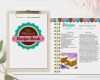 Word Vorlage Rezept A5 Einzigartig Personalized Recipe Book Template Editable Recipe Pages and