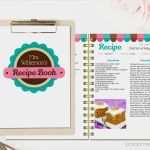 Word Vorlage Rezept A5 Einzigartig Personalized Recipe Book Template Editable Recipe Pages and
