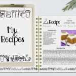 Word Vorlage Rezept A5 Luxus Schwarz Und Weiß Rezept Buch Vorlage Editierbare